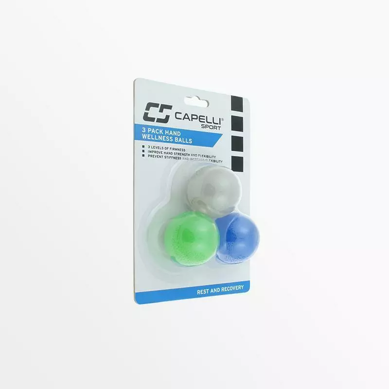CapelliSport FITNESS EQUIPMENT 3 PACK HAND WELLNESS BALLS 4 CapelliSport FITNESS EQUIPMENT 3 PACK HAND WELLNESS BALLS