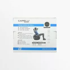 CapelliSport 75CM EXERCISE BALL FITNESS EQUIPMENT 9 CapelliSport 75CM EXERCISE BALL FITNESS EQUIPMENT