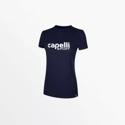 Capellisport.com WOMEN’S LOGO TEE W OVERSIZED CENTER LOGO TOPS