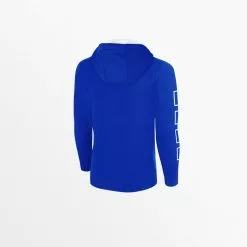 Capellisport.com MEN'S LIFESTYLE FLEECE HOODIE WITH LOGO AND 4 CUBE SLEEVES