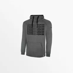 Capellisport.com MEN'S LIFESTYLE THERMA FLEECE PULLOVER HOODIE W/ FRONT REPEATING LOGO