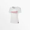 Capellisport.com WOMEN'S LIFESTYLE SCOOP NECK TEE W/ OVERSIZED CENTER LOGO