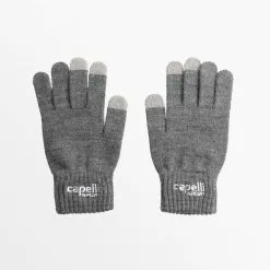 CapelliSport YOUTH BRANDED KNIT GLOVE WITH 3 FINGER TOUCH 5 CapelliSport YOUTH BRANDED KNIT GLOVE WITH 3 FINGER TOUCH