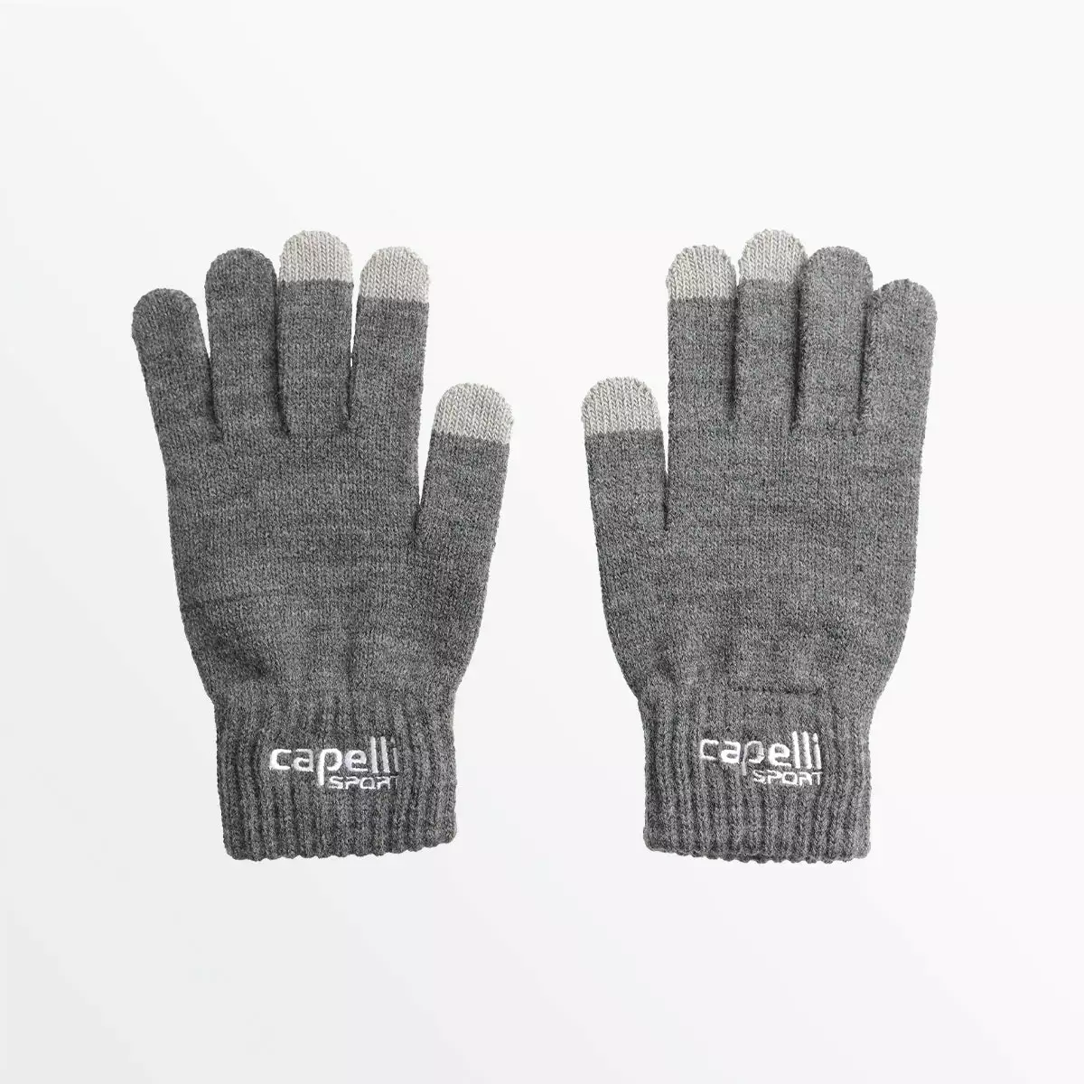 CapelliSport YOUTH BRANDED KNIT GLOVE WITH 3 FINGER TOUCH 4 CapelliSport YOUTH BRANDED KNIT GLOVE WITH 3 FINGER TOUCH