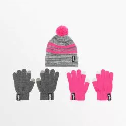 CapelliSport YOUTH STRIPED HAT & GLOVES-SET