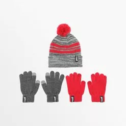 CapelliSport YOUTH STRIPED HAT & GLOVES-SET