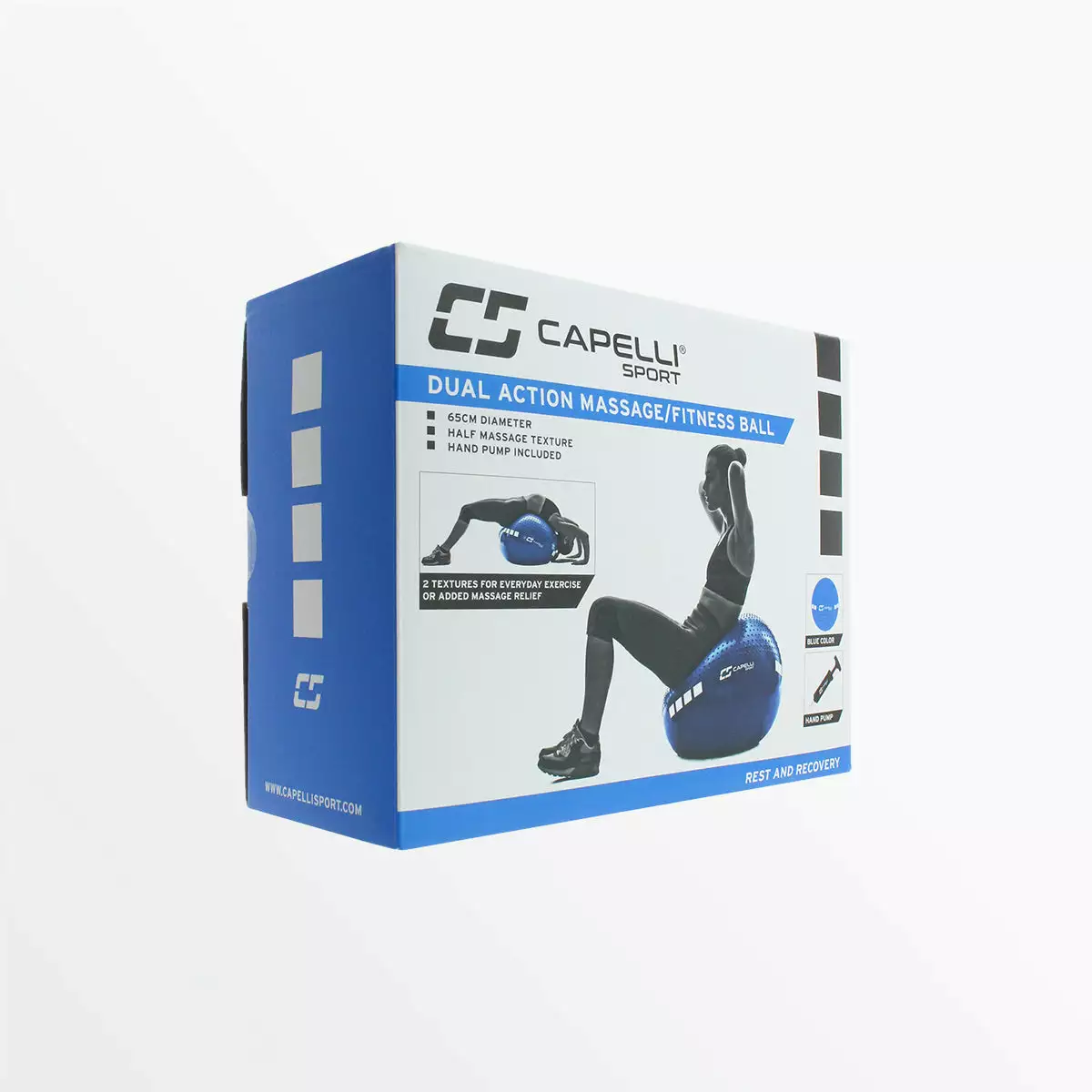 CapelliSport DUAL ACTION MASSAGE / FITNESS BALL FITNESS EQUIPMENT 4 CapelliSport DUAL ACTION MASSAGE / FITNESS BALL FITNESS EQUIPMENT